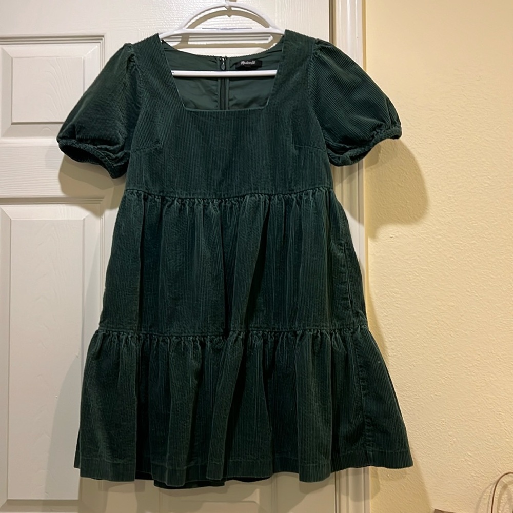 Madewell brand- Mini dress- Velvet- size 0- used
